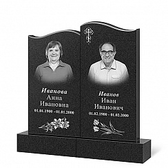 Памятник китайский гранит семейный Форма 42